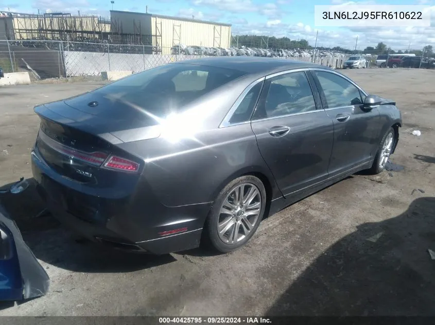 2015 Lincoln Mkz VIN: 3LN6L2J95FR610622 Lot: 40425795