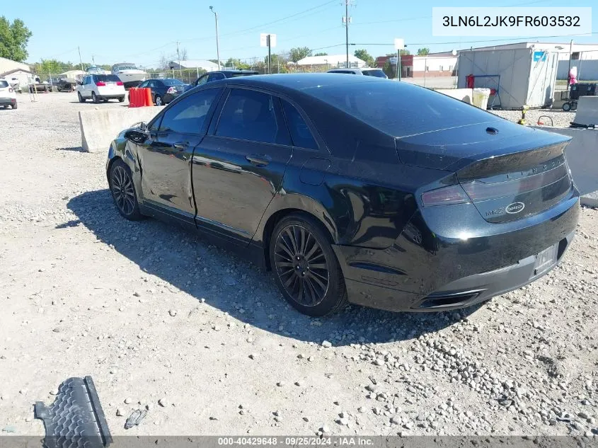 2015 Lincoln Mkz VIN: 3LN6L2JK9FR603532 Lot: 40429648