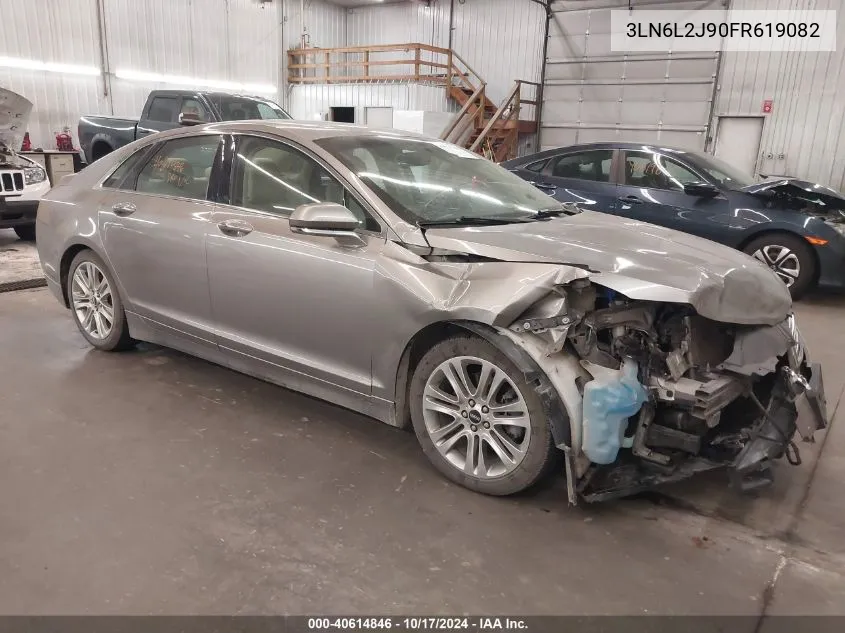 2015 Lincoln Mkz VIN: 3LN6L2J90FR619082 Lot: 40614846