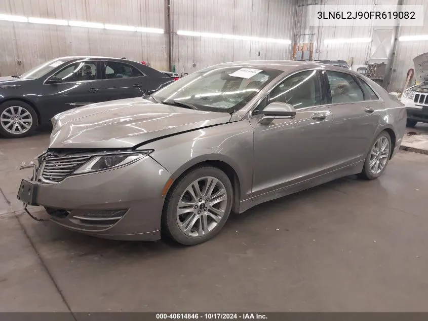 2015 Lincoln Mkz VIN: 3LN6L2J90FR619082 Lot: 40614846