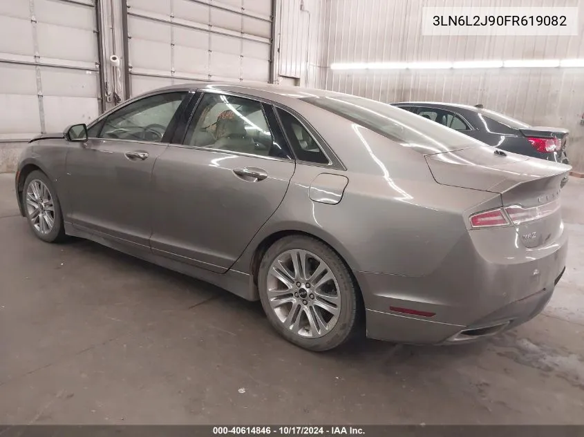 2015 Lincoln Mkz VIN: 3LN6L2J90FR619082 Lot: 40614846