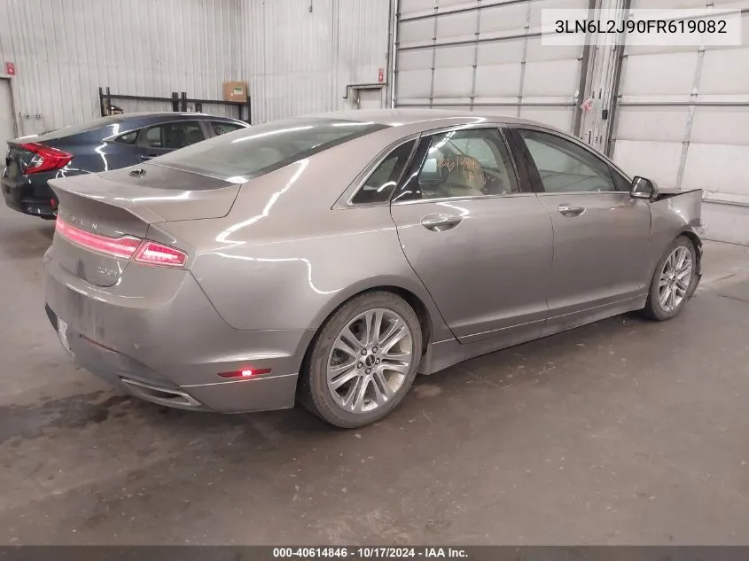 2015 Lincoln Mkz VIN: 3LN6L2J90FR619082 Lot: 40614846