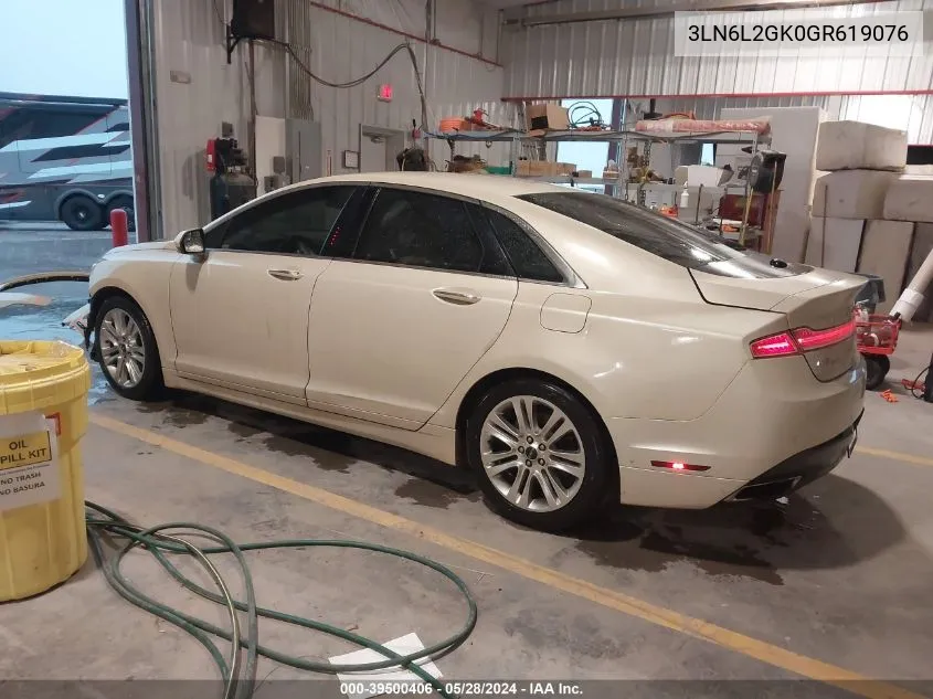 3LN6L2GK0GR619076 2016 Lincoln Mkz