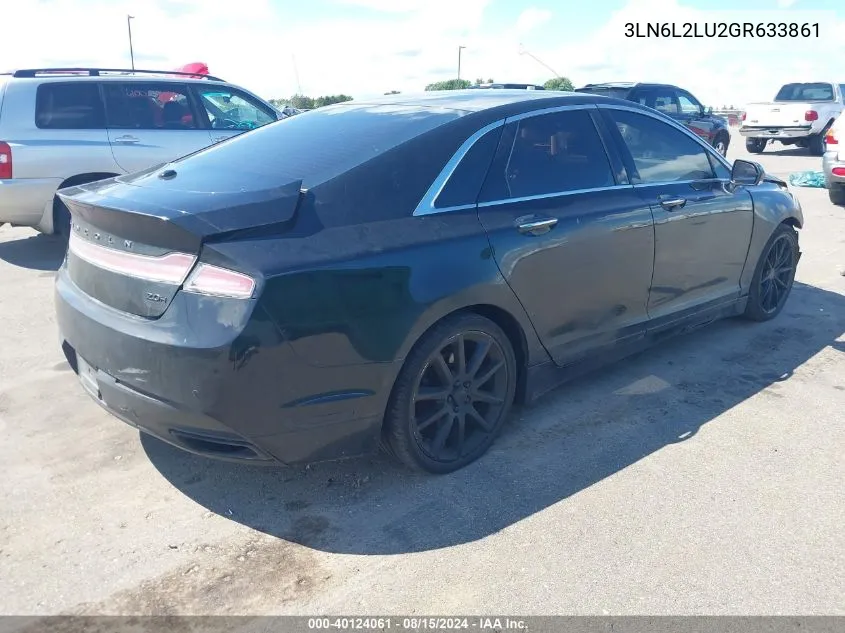 3LN6L2LU2GR633861 2016 Lincoln Mkz Hybrid