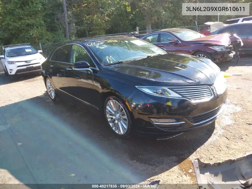 3LN6L2G9XGR610611 2016 Lincoln Mkz