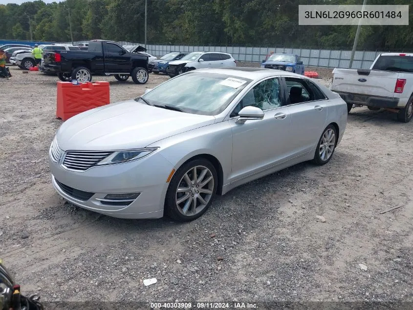 2016 Lincoln Mkz VIN: 3LN6L2G96GR601484 Lot: 40303909