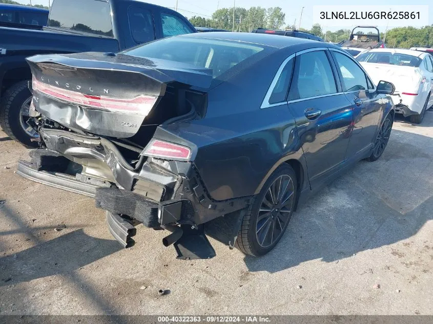 3LN6L2LU6GR625861 2016 Lincoln Mkz Hybrid Hybrid