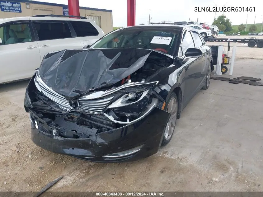 3LN6L2LU2GR601461 2016 Lincoln Mkz Hybrid