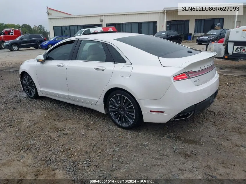 3LN6L2LU8GR627093 2016 Lincoln Mkz Hybrid