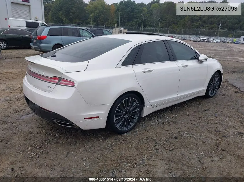 3LN6L2LU8GR627093 2016 Lincoln Mkz Hybrid