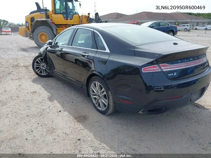 2016 Lincoln Mkz VIN: 3LN6L2G95GR600469 Lot: 40426423