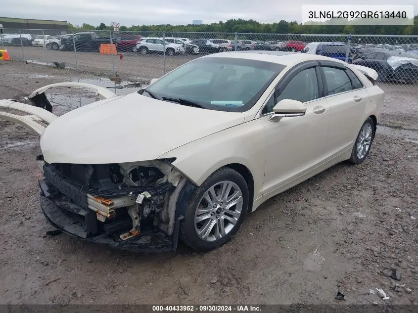 3LN6L2G92GR613440 2016 Lincoln Mkz