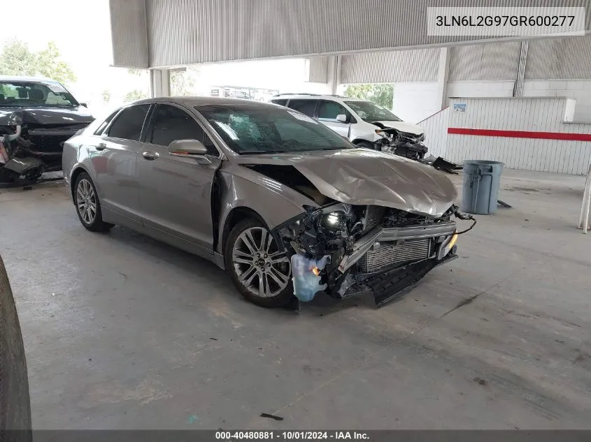 3LN6L2G97GR600277 2016 Lincoln Mkz