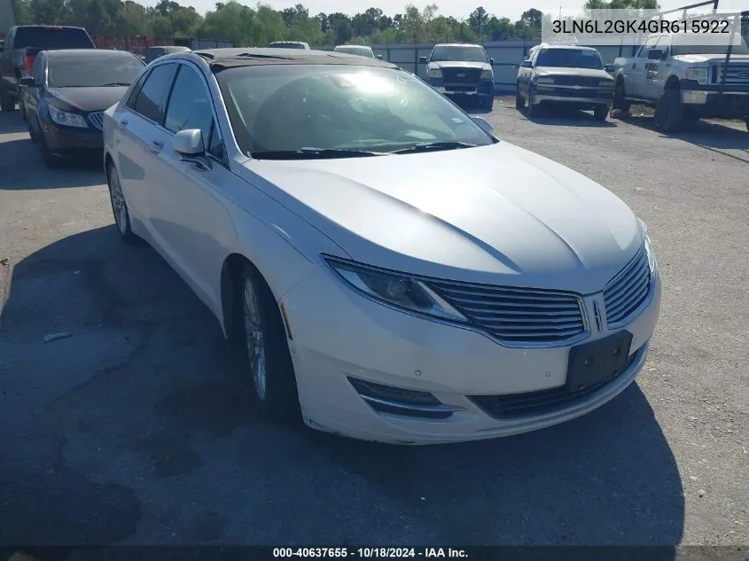 3LN6L2GK4GR615922 2016 Lincoln Mkz