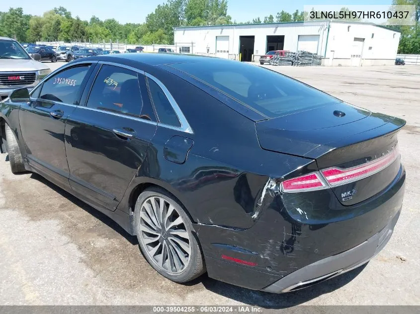 3LN6L5H97HR610437 2017 Lincoln Mkz Black Label