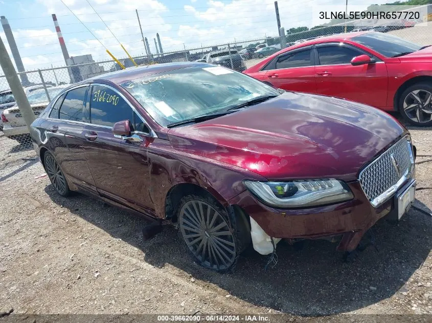 3LN6L5E90HR657720 2017 Lincoln Mkz Reserve