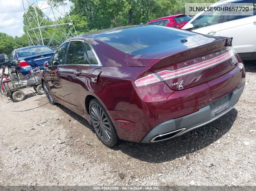 3LN6L5E90HR657720 2017 Lincoln Mkz Reserve