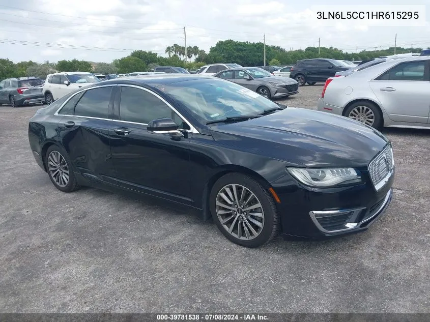 3LN6L5CC1HR615295 2017 Lincoln Mkz Select