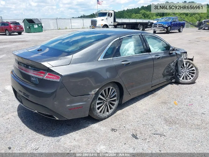 3LN6L5C92HR656961 2017 Lincoln Mkz Select