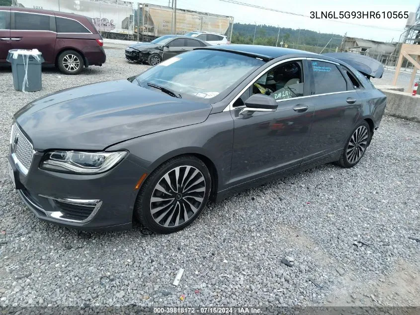 2017 Lincoln Mkz Black Label VIN: 3LN6L5G93HR610565 Lot: 39818172