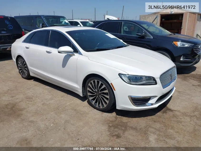 3LN6L5G96HR641972 2017 Lincoln Mkz Black Label