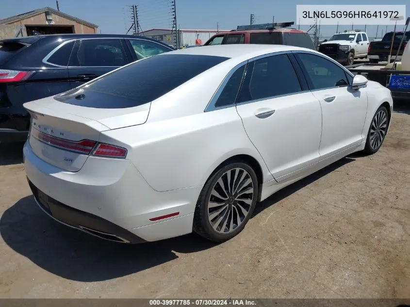 3LN6L5G96HR641972 2017 Lincoln Mkz Black Label