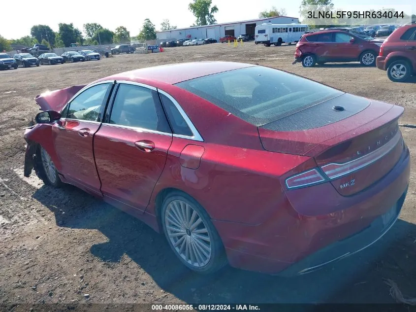 2017 Lincoln Mkz Reserve VIN: 3LN6L5F95HR634044 Lot: 40086055