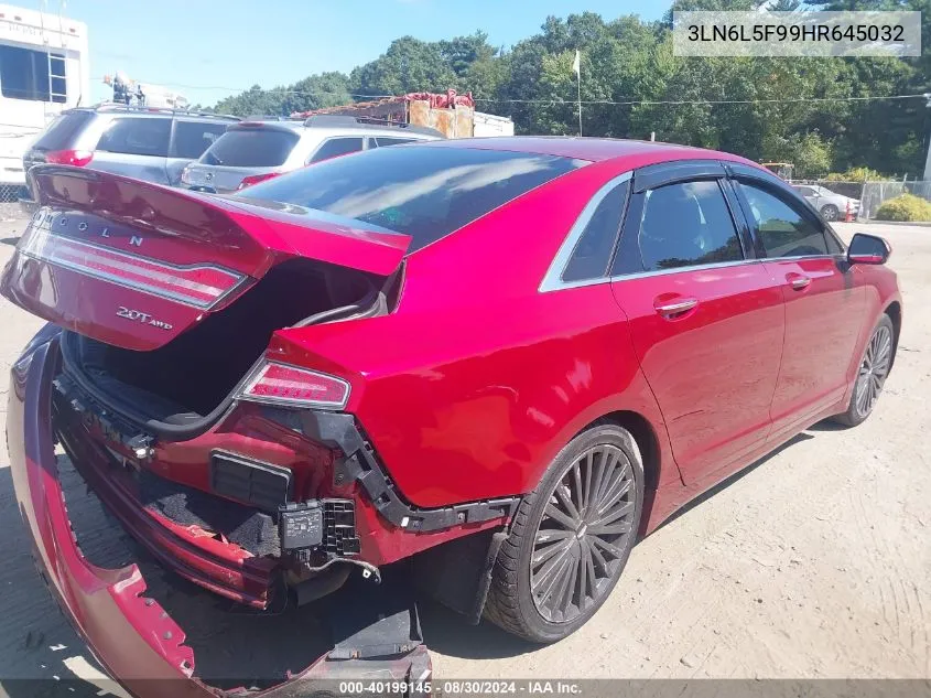 3LN6L5F99HR645032 2017 Lincoln Mkz Reserve