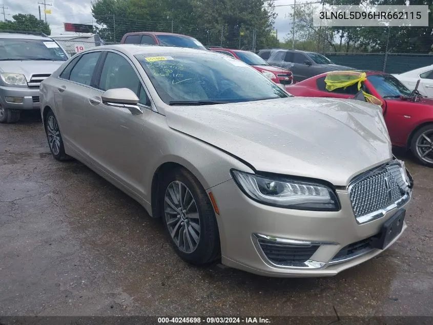 3LN6L5D96HR662115 2017 Lincoln Mkz Select