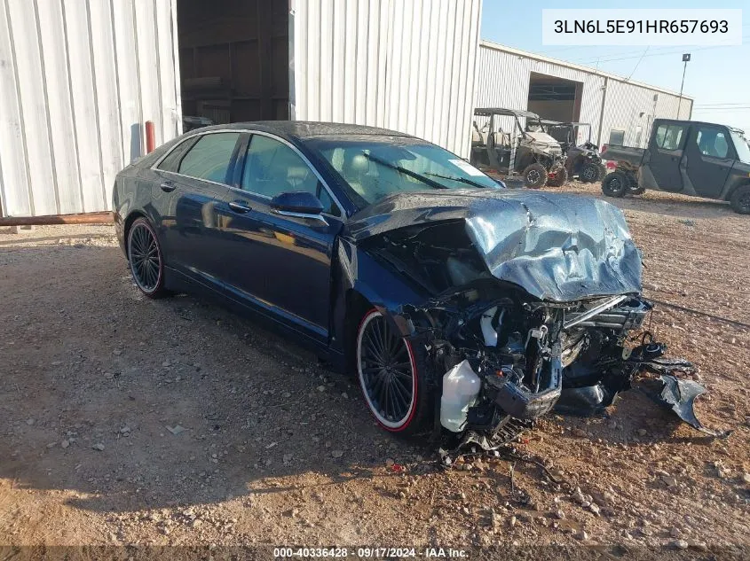 3LN6L5E91HR657693 2017 Lincoln Mkz Reserve