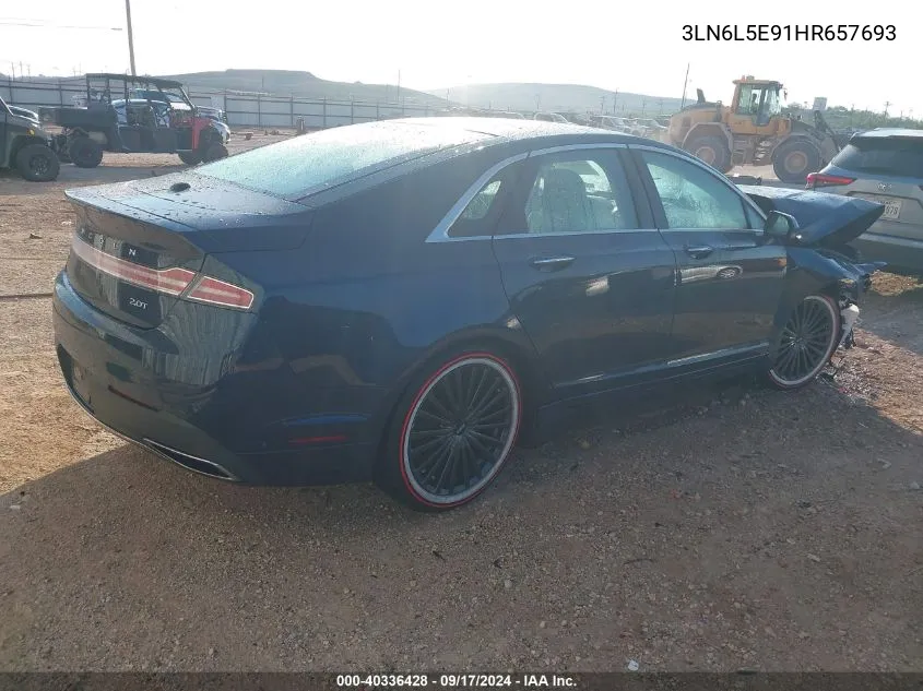 3LN6L5E91HR657693 2017 Lincoln Mkz Reserve