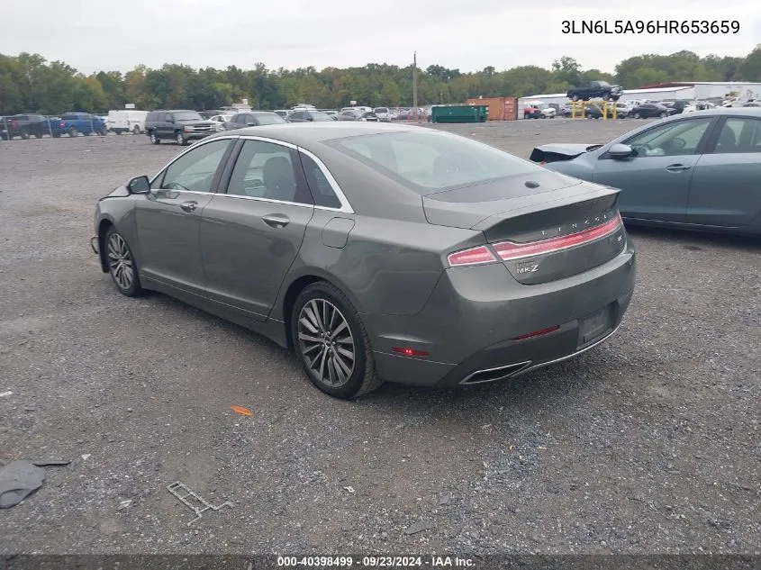 3LN6L5A96HR653659 2017 Lincoln Mkz Premiere