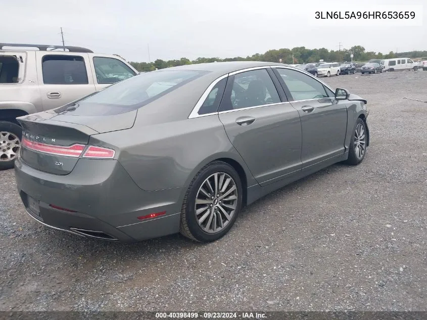 2017 Lincoln Mkz Premiere VIN: 3LN6L5A96HR653659 Lot: 40398499