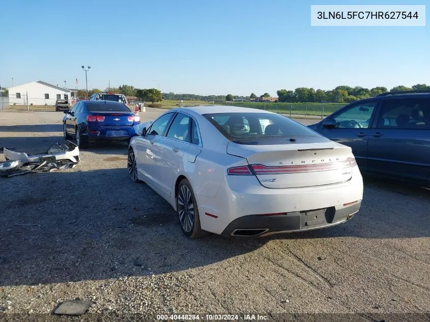 3LN6L5FC7HR627544 2017 Lincoln Mkz Reserve