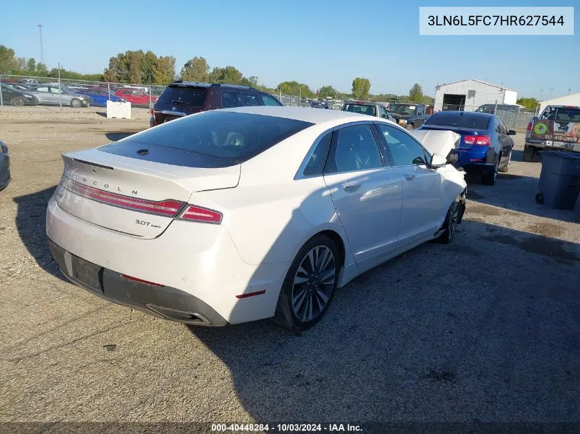 3LN6L5FC7HR627544 2017 Lincoln Mkz Reserve