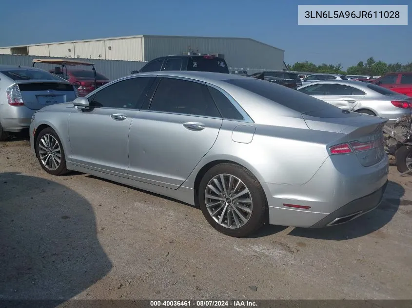 3LN6L5A96JR611028 2018 Lincoln Mkz Premiere