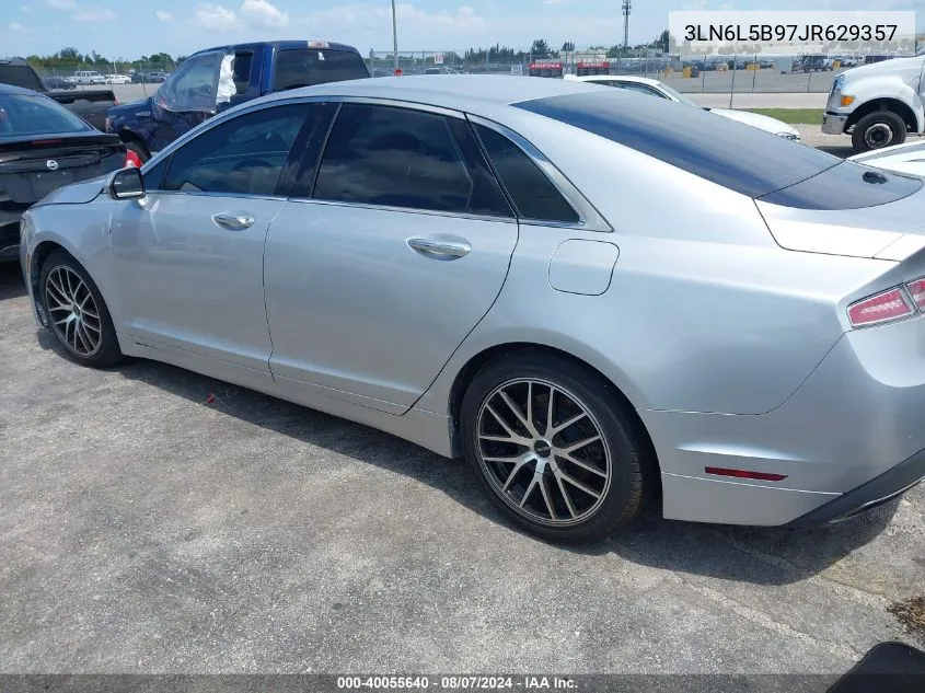 2018 Lincoln Mkz Premiere VIN: 3LN6L5B97JR629357 Lot: 40055640