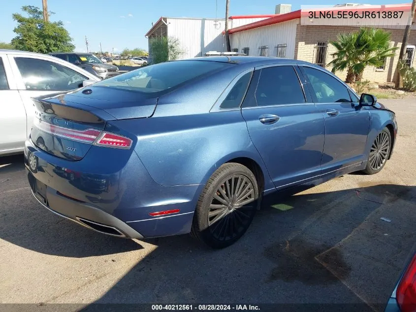 2018 Lincoln Mkz Reserve VIN: 3LN6L5E96JR613887 Lot: 40212561