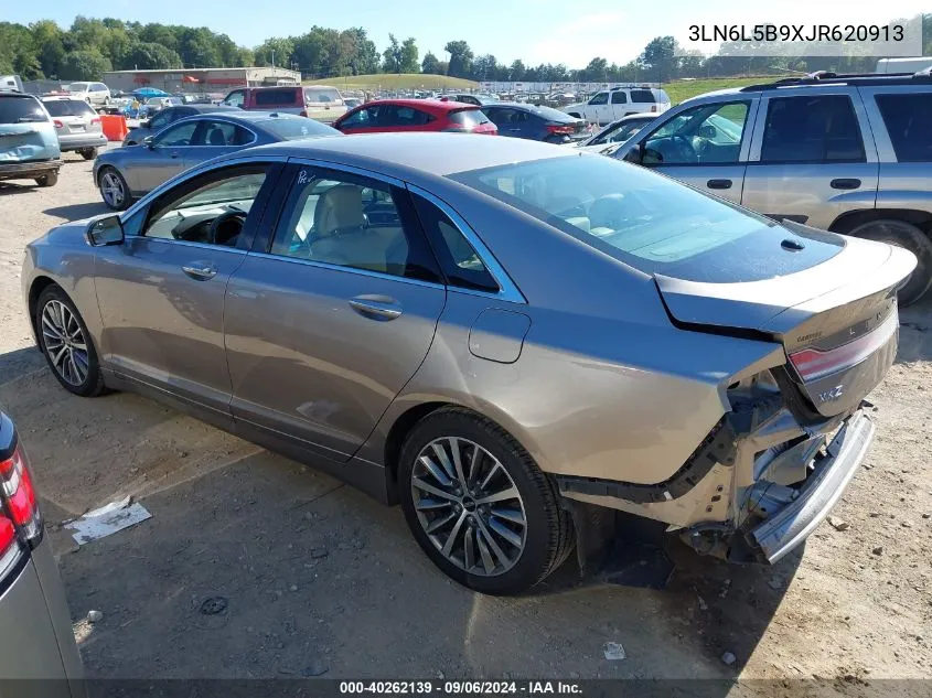 2018 Lincoln Mkz Premiere VIN: 3LN6L5B9XJR620913 Lot: 40262139