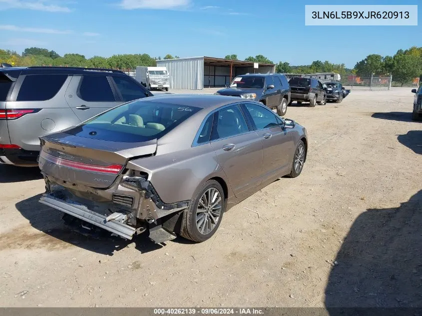 2018 Lincoln Mkz Premiere VIN: 3LN6L5B9XJR620913 Lot: 40262139