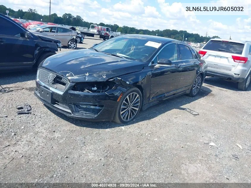 3LN6L5LU9JR605032 2018 Lincoln Mkz Hybrid Select