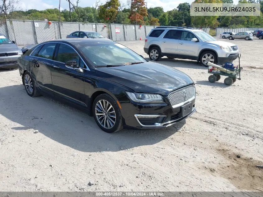 2018 Lincoln Mkz Hybrid Premiere VIN: 3LN6L5KU9JR624035 Lot: 40512537