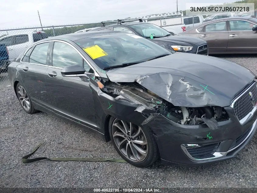 2018 Lincoln Mkz Reserve VIN: 3LN6L5FC7JR607218 Lot: 40522705