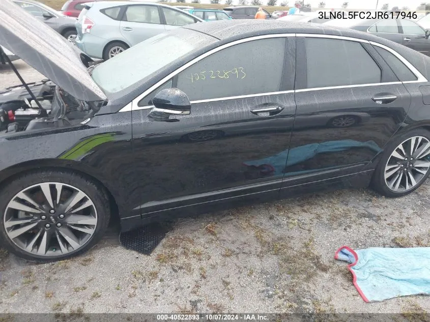 3LN6L5FC2JR617946 2018 Lincoln Mkz Reserve