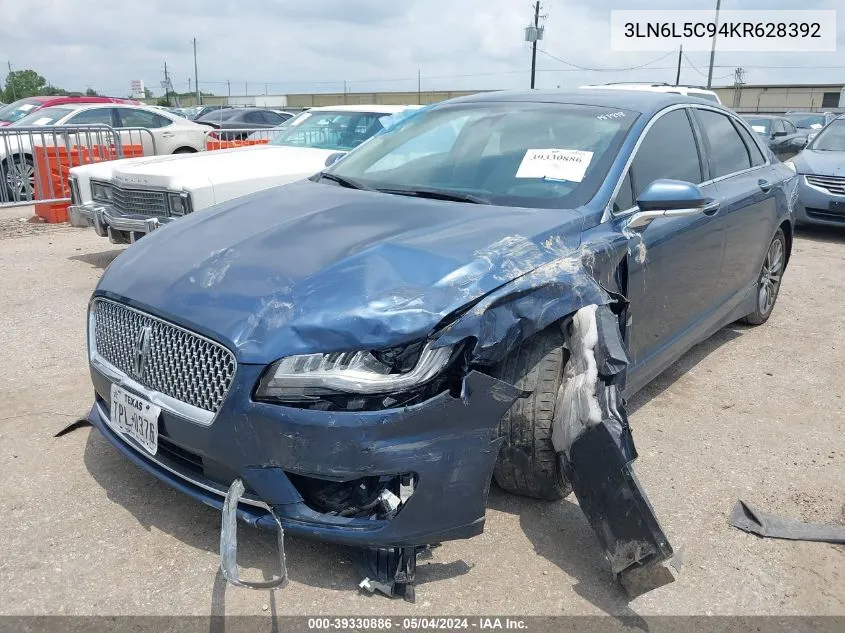 3LN6L5C94KR628392 2019 Lincoln Mkz Reserve I