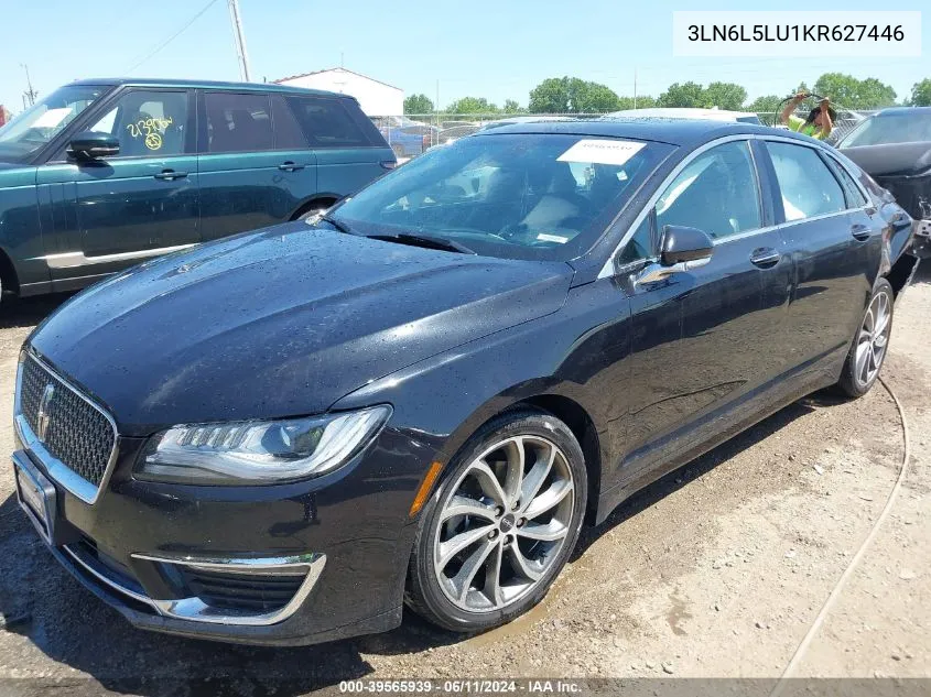 2019 Lincoln Mkz Hybrid Reserve I VIN: 3LN6L5LU1KR627446 Lot: 39565939