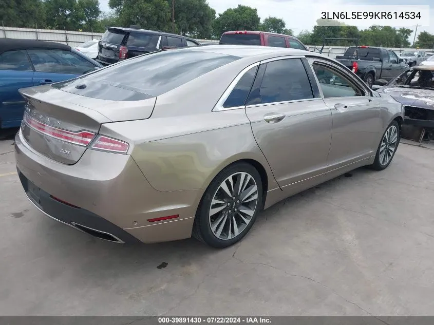 3LN6L5E99KR614534 2019 Lincoln Mkz Reserve Ii