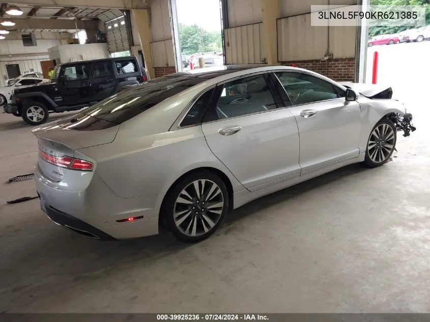 3LN6L5F90KR621385 2019 Lincoln Mkz Reserve Ii