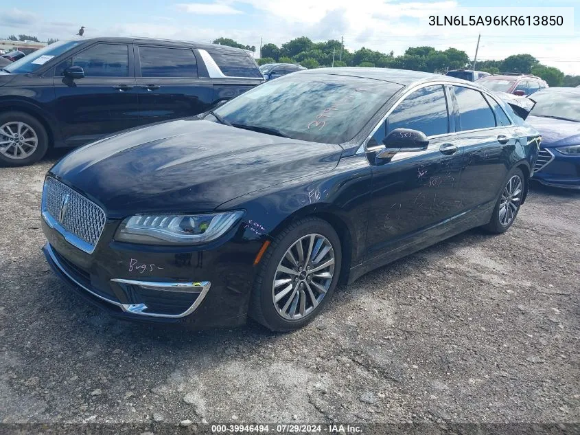 3LN6L5A96KR613850 2019 Lincoln Mkz Standard