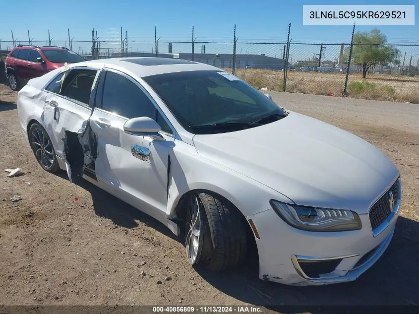 2019 Lincoln Mkz Reserve I VIN: 3LN6L5C95KR629521 Lot: 40856809